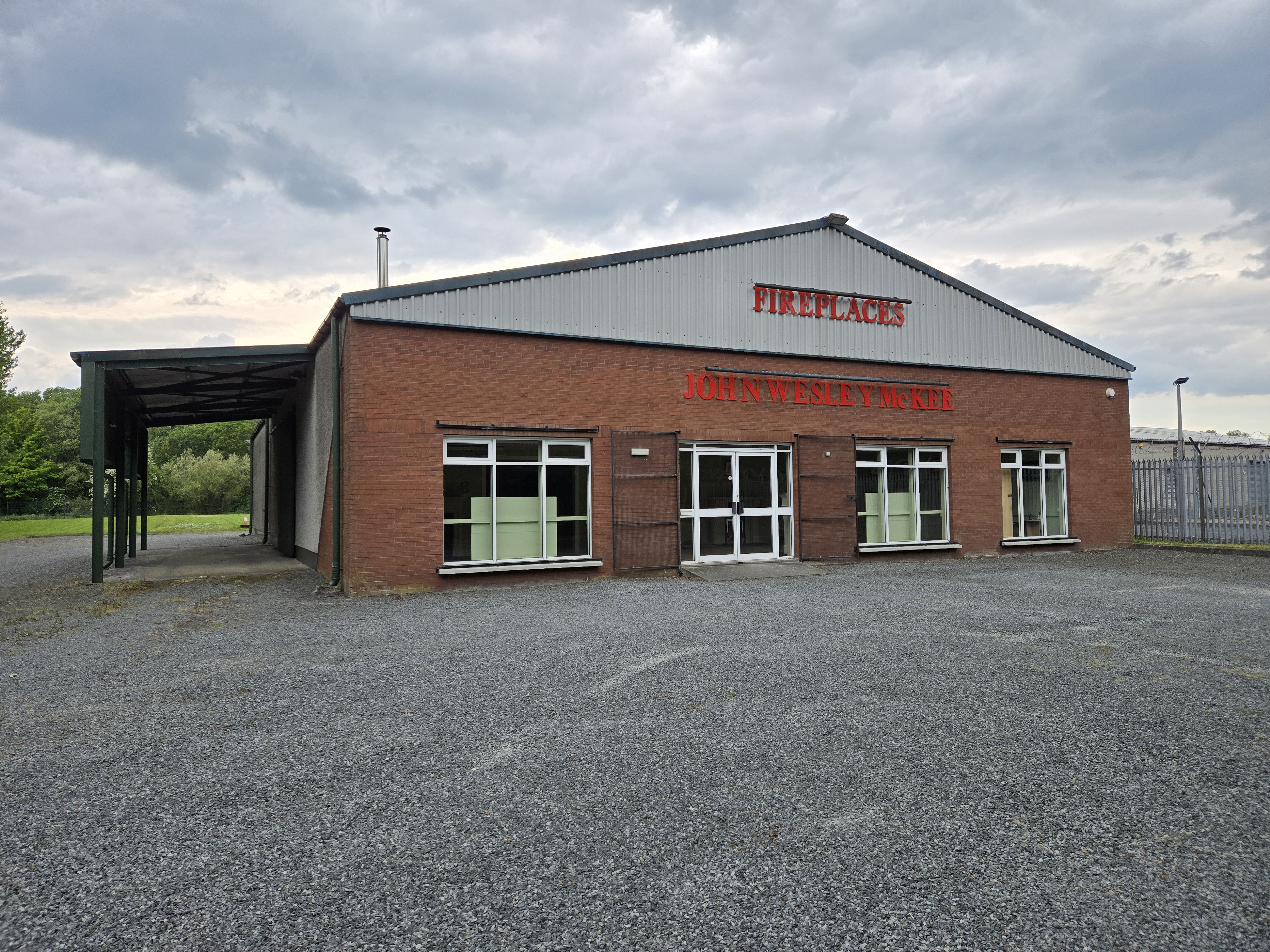 McKee Fireplaces factory and showroom exterior